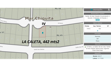 Venta lote La Caleta