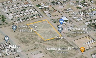 Terreno VENTA 7,040 m2 en 9.65 millones pesos Av Salvarcar