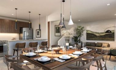 VENTA CASA EN PRIV. RESIDENCIAL EN CONKAL AL NORTE DE MERIDA, YUCATAN