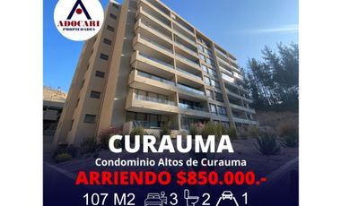 CURAUMA / ALTOS DE CURAUMA / DEPTO 3D 2B 1E 1B