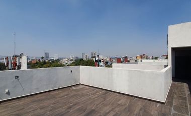 Departamento 178m2 con roof privado balcon 2 recamaras en Condesa