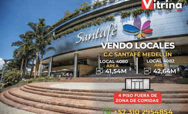 Vitrina Inmobiliaria vende Local 4080 en C.C Santafé Medellín