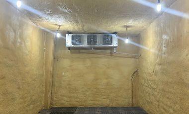 Bodega con cuartos fríos
