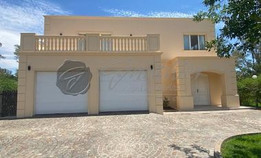 Casa En Alquiler La Reserva Cardales doble terreno parquizado Lujo Elegancia