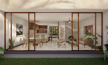 Villas Ixtul en venta ubicadas en Chuburna Merida con Roof top