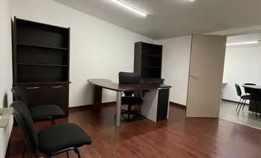 Renta oficina 39m2 amueblada - San Ángel Guadalupe en Álvaro Obregón - sin aval