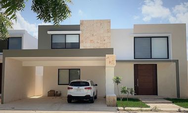 Hermosa Casa Nueva con paneles solares en Temozon Merida,Yucatan