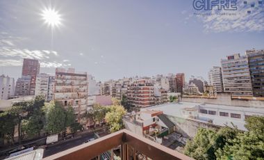 Departamento de 3 ambientes con balcón y cochera en Belgrano