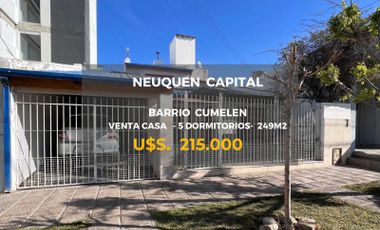 Casa NEQUEN CAPITAL - Barrio Cumelen-  5 Dormitorios.