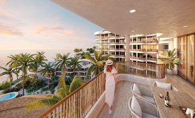 Departamento en venta frente al mar en San Crisanto, Yucatán