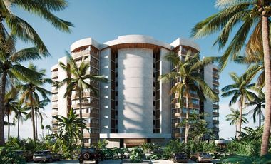 Departamento en venta frente al mar en San Crisanto, Yucatán