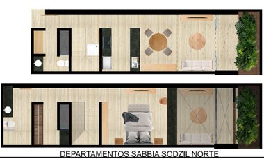 Departamento en venta Listo para entrega, Sabbia Sodzil Norte
