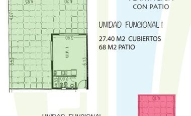 Monoambiente en venta en Valeria del Mar