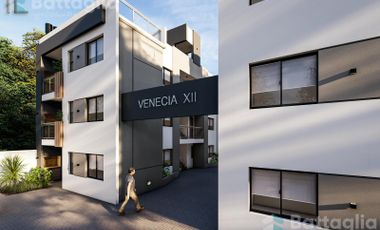 Departamento con espacio vehicular, balcón y terraza en San Bernardo