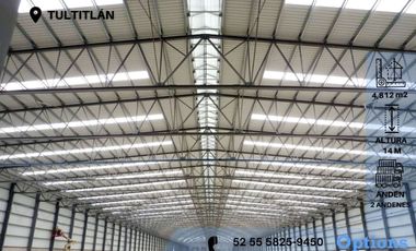 Rent industrial property now in Tultitlán