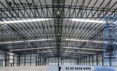 Rental of industrial space located in Tultitlán