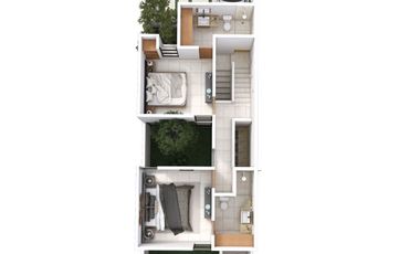 Townhouse en venta de 2 recámaras en Chuburná, Alameda