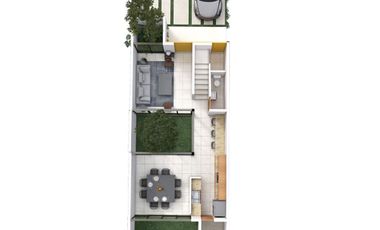 Townhouse en venta de 2 recámaras en Chuburná, Alameda