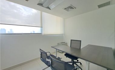 ALQUILER OFICINA AMOBLADA OCEANA PUNTA PACIFICA MTTO INCLUIDO