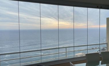 VENDE lindo departamento , de dos dormitorios , con espectacular vista al mar , en Av Edmundo Eluchans, Reñaca Norte, Viña del Mar.