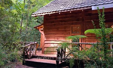 Casa refugio en Reserva Biológica Huilo Huilo