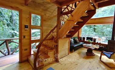 Casa refugio en Reserva Biológica Huilo Huilo