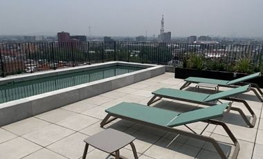 Departamento Amueblado en Renta 39 m2, colonia Juarez.