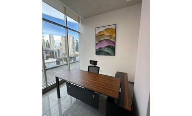 OFICINA AMOBLADA 82M2  A PASOS DE CALLE 50 MTTO INCLUIDO