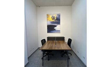 OFICINA AMOBLADA 82M2  A PASOS DE CALLE 50 MTTO INCLUIDO