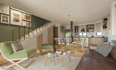 Penthouse En Pre Venta En El Barrio De Santiago Miquixrla Cholula