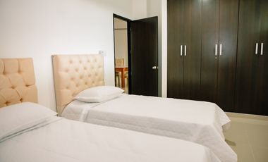 Apartamento amoblado en arriendo