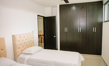 Apartamento amoblado en arriendo
