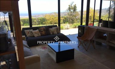 Tunquen, Bosquemar, Preciosa casa con vista al mar y bosque.