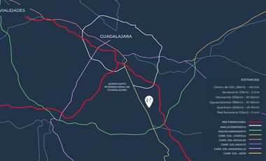 Terrenos para Bodegas Industriales en Venta, El Salto, Jalisco