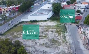 Amplio terreno en Avenida Lázaro Cardenas