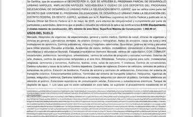 Edificio en venta en Ampliación Nápoles