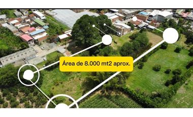 Lote terreno de 8.000m2 en venta en Zona Urbana de Rozo Valle Colombia