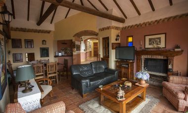 ARRIENDO CASA CAMPESTRE  ORQUIDEA AMOBLADA  CONDOMINIO -VILLA DE LEYVA