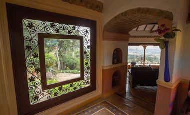 ARRIENDO CASA CAMPESTRE  ORQUIDEA AMOBLADA  CONDOMINIO -VILLA DE LEYVA