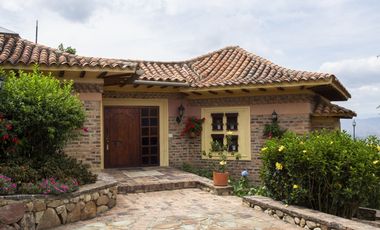 ARRIENDO CASA CAMPESTRE  ORQUIDEA AMOBLADA  CONDOMINIO -VILLA DE LEYVA