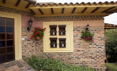 ARRIENDO CASA CAMPESTRE  ORQUIDEA AMOBLADA  CONDOMINIO -VILLA DE LEYVA