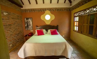 ARRIENDO CASA CAMPESTRE ANTURIO AMOBLADA CONDOMINIO - VILLA DE LEYVA