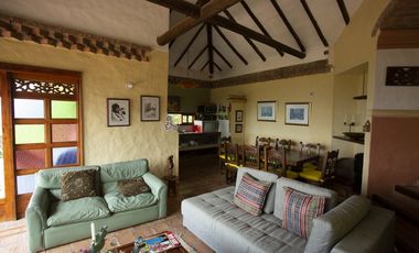 ARRIENDO CASA CAMPESTRE ANTURIO AMOBLADA CONDOMINIO - VILLA DE LEYVA