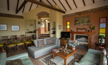 ARRIENDO CASA CAMPESTRE ANTURIO AMOBLADA CONDOMINIO - VILLA DE LEYVA