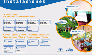 Maat arrienda Finca Vacacional  en Villeta $80mil x Persona Noche
