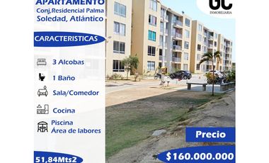 se vende apartamento Conjunto Residencial Palma