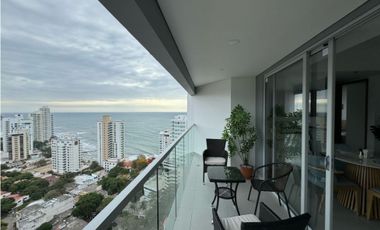 Apartamento amoblado con vista al mar