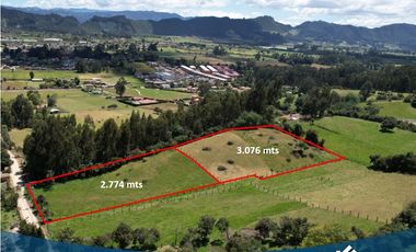 Vendo Lote de 2.774mts en Tabio Juaica