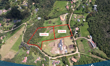 Vendo Lote de 3.750mts en Tabio Rio Frio Oriental