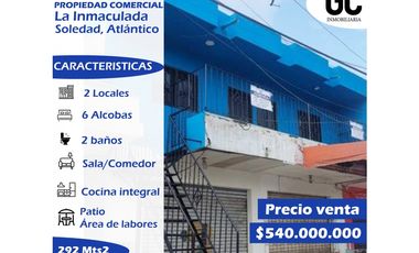 Se vende casa+ locales / Barrio la inmaculada
